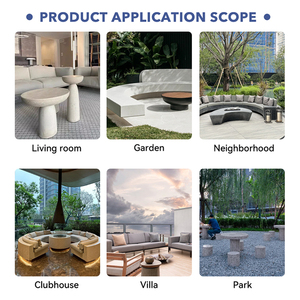 Vendite di fabbrica mobili <span class=keywords><strong>da</strong></span> <span class=keywords><strong>esterno</strong></span> casa Hotel giardino caffè cemento tavolino <span class=keywords><strong>da</strong></span> salotto - Product Image 2