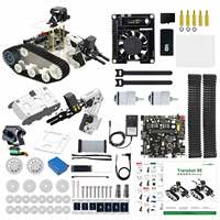 Coche Robótico con Orugas Transbot SE con Control de Múltiples Vehículos ROS e Identidad Visual por IA, Adopta la Programación en Python para Raspberry Pi 5