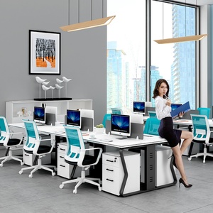 Modern European Design Office Furniture Desk Modular <b>Work</b> <b>Station</b> Open Space Office Workstation - Product Image 6