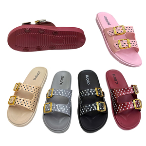 Sandalias de Hebilla para Mujer al por Mayor de África y el Sudeste Asiático, MOQ 1800+, EVA Plano, Suela Antideslizante, Verano - Product Image 5