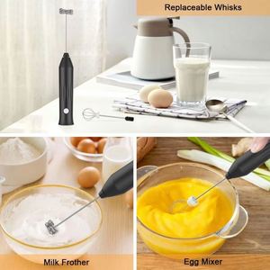 Espumador de Leche Eléctrico Recargable de Acero Inoxidable, Mezclador Automático para Café, Crema y Bebidas, para el Hogar y Hoteles - Product Image 4