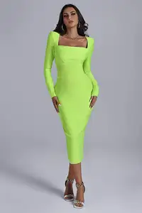 Oem Odm Fête Luxe En Vrac À La Mode Dames Bandage En Gros Fête Élégant Marque Privée Boutique Robe Femmes