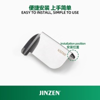 Nouvelle machine à coudre industrielle JINZEN de haute qualité avec tube de positionnement, machine surjeteuse en métal pour prévenir la déformation des bords des tissus