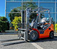 Chariot élévateur GPL CPYD20 2 tonnes, rayon de braquage minimal 2170 mm, inclinaison de la mâtelle 6° ° Avant-Garde 12 ° Matériel de manutention inversé pour ports et usines