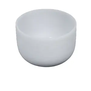 40hz And 432hz Wholesale Factory Price White Frosted Quartz Crystal Singing Bowl Set 6"-12" For Sound Healing