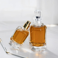 Flacon de parfum en verre pagode verticale certifié CE FCC ROHS, 50 ml, 100 ml, anti-fuite, anti-chute, rechargeable, flacon portable