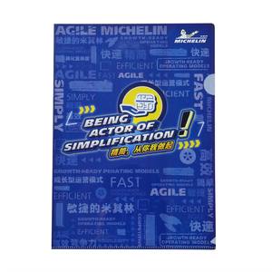 Pochettes de classement transparentes en plastique PP en forme de L, ouverture sur le dessus et sur le côté - Product Image 4