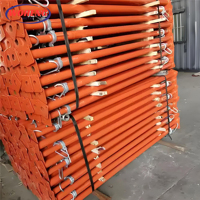 Étais en acier pour supports de dalles, poteaux en acier pour coffrage de béton, supports en acier pour échafaudages de construction extérieurs