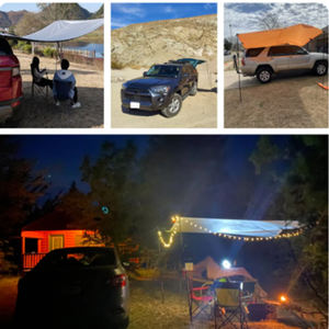 Tente arrière de voiture <span class=keywords><strong>d</strong></span>'extérieur pour <span class=keywords><strong>camping</strong></span> et SUV Tente de <span class=keywords><strong>camping</strong></span> <span class=keywords><strong>d</strong></span>'extérieur pour voiture Pare-soleil latéral arrière de la voiture - Product Image 4