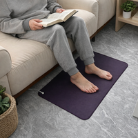 Tapis de mise à la terre en cuir PU violet pour les pieds, tapis conducteur pour bureau et sol, tapis de mise à la terre antistatique, fourniture d'usine