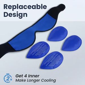 Compresa de Gel Frío/Calor de Grado Médico OEM para Terapia Facial, Envoltura para la Mandíbula, para la Hinchazón Facial Postoperatoria de Cirugía de Muelas del Sabero - Product Image 4