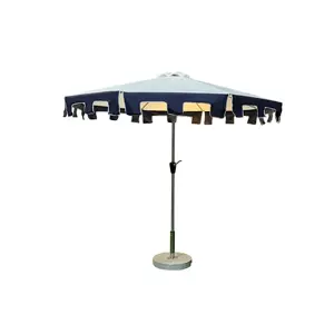 PY UV-geschützter Stoff Polyester individueller Sonnenschirm für draußen Garten Regenschirm