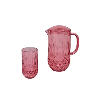 Tazas de plástico de gran capacidad para beber vino, jugo y agua, hechas a medida, color rosa claro, 30 Oz, Oz16 Oz