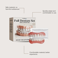 Nouvelles Prothèses Dentaires Complètes Durables pour un Sourire Parfait, 2 Paires (Supérieure et Inférieure), Portables, Autres Articles de Quotidien