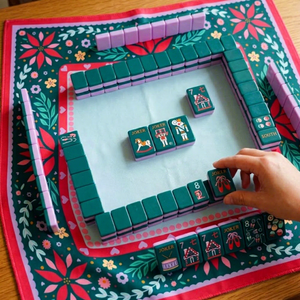 Juego de Mahjong Americano de Acrílico Grabado de 3 Capas, Color Azul Cascanueces, 160 Piezas, Regalo de Navidad de Lujo - Product Image 6