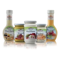 Sauce mayonnaise crémeuse et onctueuse, saveur riche et acidulée, idéale pour sandwichs, burgers, salades, trempettes, sauces et vinaigrettes.