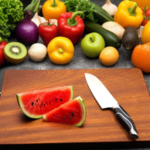Planche à découper en bois de qualité supérieure, planche à découper pour fruits et légumes, bloc de boucher pour la cuisine à domicile - Product Image 6