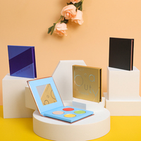 Palette d'ombres à paupières mates avec miroir 2021 Offre Spéciale, boîte en papier personnalisée