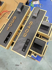 Vente chaude usine : Panneau lumineux LED 3D rétroéclairé pour numéros de chambre d'hôtel, numéros de <span class=keywords><strong>maison</strong></span>, adresses, avec télécommande et alimentation AC/DC, pour mariages, maisons, bars, centres commerciaux - Product Image 1