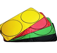 Protection avant bon marché de qualité supérieure en polyester argenté double cercle pare-soleil de voiture pare-brise designer pare-soleil de voiture personnalisé