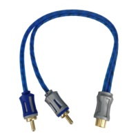 Câble audio RCA pour voiture, conducteur CCA CCS, isolé en PVC