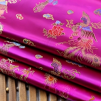 Tissu jacquard brocart métallique traditionnel chinois Dragon Phénix – Fabricant – Remises spéciales pour la reconstruction