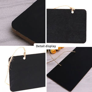 Lavagna in Legno MDF a Doppia Faccia con Corda di Iuta per Decorazioni Fai-da-Te, Casa, Feste e Negozi - Product Image 5