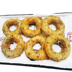 Calamar Frito <span class=keywords><strong>Congelado</strong></span> Pre-preparado al por Mayor, Producto de Mariscos Procesado, Anillo de Calamar Semielaborado Empanizado y Cocido - Product Image 2