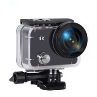 Caméra d'action sportive 4K 30fps WiFi à double écran tactile 16MP, étanche, mini DVR extérieur avec MicroSD, 170°, 40M, ralenti