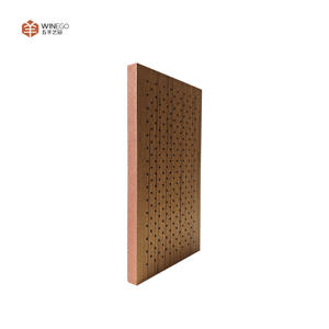 Panneau acoustique mural perforé en bois plaqué MGO de qualité A WINEGO pour salles de concert - Product Image 2
