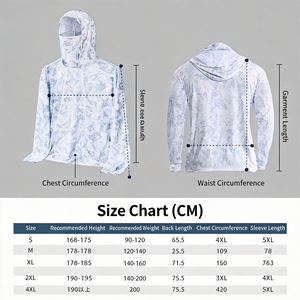 Chemise de pêche à capuche LureStorm pour homme avec cache-visage UPF50+, séchage rapide, manches longues, protection solaire, vêtements de pêche - Product Image 6
