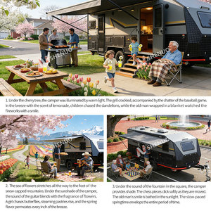 Système de camping-car tout-terrain 4x4, remorque tout-terrain pour expéditions - Product Image 5