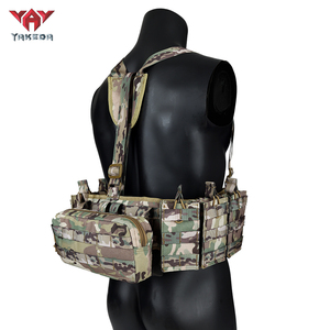 Colete Tático YAKEDA para Treinamento ao Ar Livre, Caça, com Bolsa Molle, Cinto de Segurança, Bolsa Transversal, Arnês e Peitoral Tático - Product Image 6
