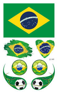 Vente directe usine – Autocollants tatouages drapeaux <span class=keywords><strong>de</strong></span> pays <span class=keywords><strong>de</strong></span> haute qualité pour supporters, idéaux pour bars, fêtes et événements <span class=keywords><strong>de</strong></span> football - Product Image 2