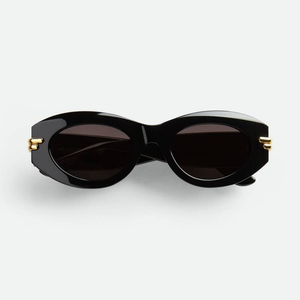 แว่นกันแดดทรงรี Bottega BV Retro ป้องกันแสงสะท้อน แฟชั่นสำหรับใส่ลำลอง กิจกรรมกลางแจ้ง ขับรถ ช้อปปิ้ง งานปาร์ตี้ แบรนด์ Veneta - Product Image 1