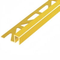 Profilé carré en aluminium anodisé or rose pour carrelage, perforé, pour décorations d'angle de mur de cuisine, durable et étanche