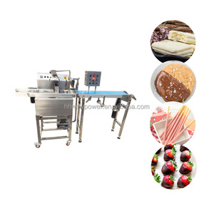 เครื่องเคลือบช็อกโกแลตขนาดเล็ก ราคาประหยัด พร้อมสายพานทำความเย็น - Product Image 5