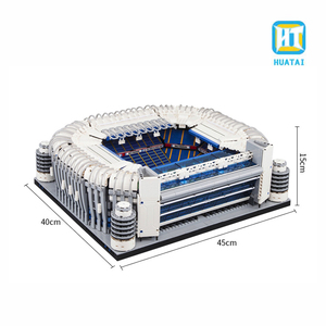ชุดตัวต่อสนามฟุตบอลซานติอาโก้ เบอร์นาเบว รุ่น HTL ขนาด 1/600 ของเล่นแบบ DIY เพื่อการศึกษา ชุดบล็อกอาคารสนามกีฬา 40 ชิ้น ทำจากวัสดุ ABS - Product Image 4