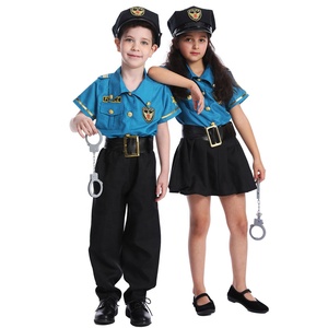 Nouvelle Collection 2026 : Tenues pour Enfants BX – Costumes de Police pour Garçons et Filles, Idéals pour Spectacles, Fêtes et Halloween (Jupe et <span class=keywords><strong>Pantalon</strong></span>) - Product Image 1