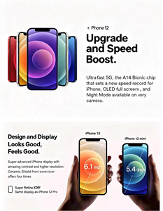 Offre Spéciale : Meilleur Prix pour iPhone <span class=keywords><strong>12</strong></span> Original 4G Smartphone Débloqué US 128 Go 256 Go avec 6 Go de RAM et Écran Couleur - Product Image 6