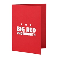 Porte-bandes photo personnalisé en papier d'art imprimé numériquement, avec fentes découpées pour cartes souvenir, idéal pour les mariages et les fêtes