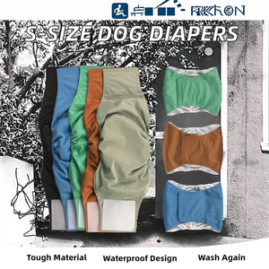 उच्च गुणवत्ता वाले अनुकूलन योग्य s-आकार पुनः प्रयोज्य कुत्ते डायपर वाटरप्रूफ पॉलिएस्टर फाइबर पॉप बैग पुरुष कैनाइन देखभाल के लिए - Product Image 3