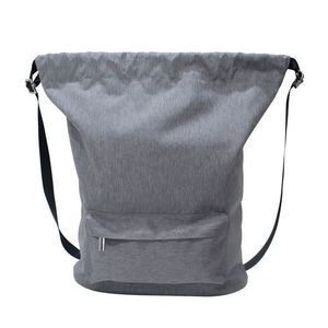 Muestra Gratuita de Mochila con Cordón de Poliéster Catiónico Teñible y Portátil - Product Image 3
