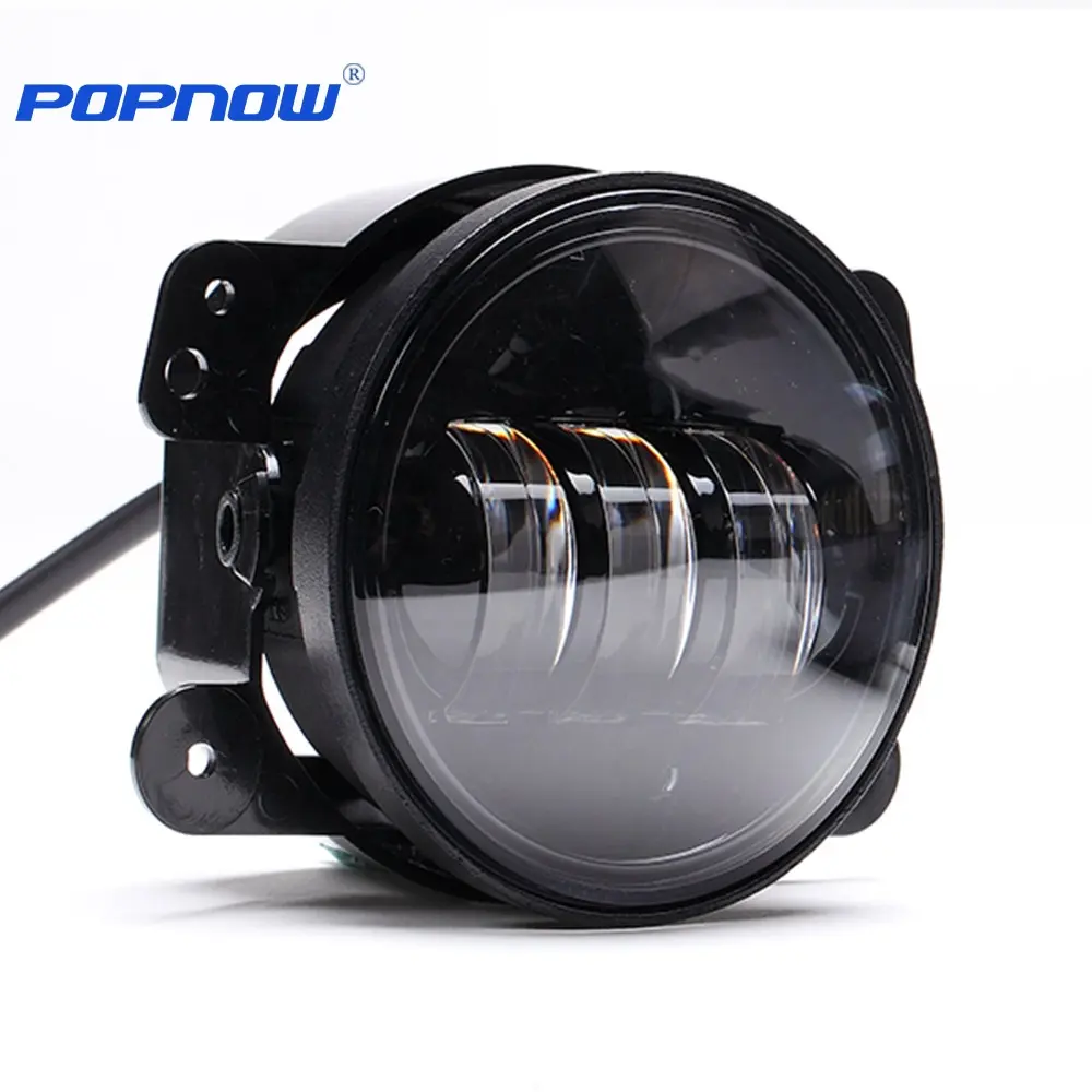 POPNOW מנורת אופנוע led פנס 30w 4 אינץ עגול הכי חדש led פנס