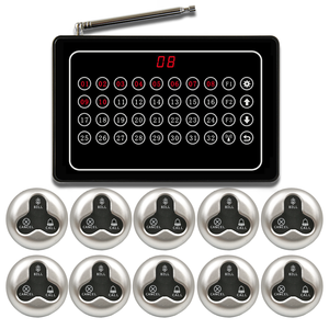 Không dây nhà hàng máy nhắn tin hệ thống với màn hình hiển thị nhận được & nút gọi dễ dàng để sử dụng cho kịp thời dịch vụ CE chứng nhận - Product Image 1