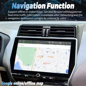 Autoradio Android 13 avec Carplay BT 11,6 pouces pour Toyota Prado 2010-2022, navigation GPS, stéréo QLED, lecteur multimédia automobile HU - Product Image 5