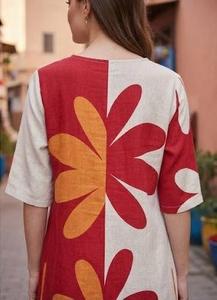 Nouvelle collection esthétique, robe en tricot légère et respirante de style décontracté pour femmes, robe lanterne extensible, vêtement pour toutes les saisons - Product Image 2