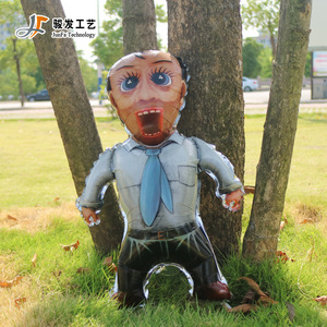 Ideas de nuevos productos 2025 Foil Kdis Toys King <span class=keywords><strong>Monkey</strong></span> Design Globo de muñeca Forma personalizada Globo de Mylar para regalo de evento promocional - Product Image 5