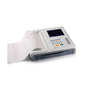 Lepu bệnh viện phòng khám xách tay 12 chì ECG thông minh tự động nhịp độ phát hiện phân tích ECG máy 6 kênh - Product Image 1