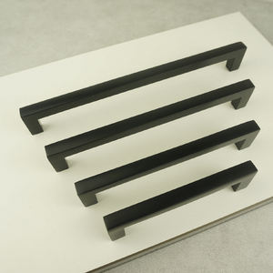 Hot Jual Kabinet Furniture Black Square Stainless Steel Pegangan Akrilik Pegangan Kabinet Dapur - Product Image 3